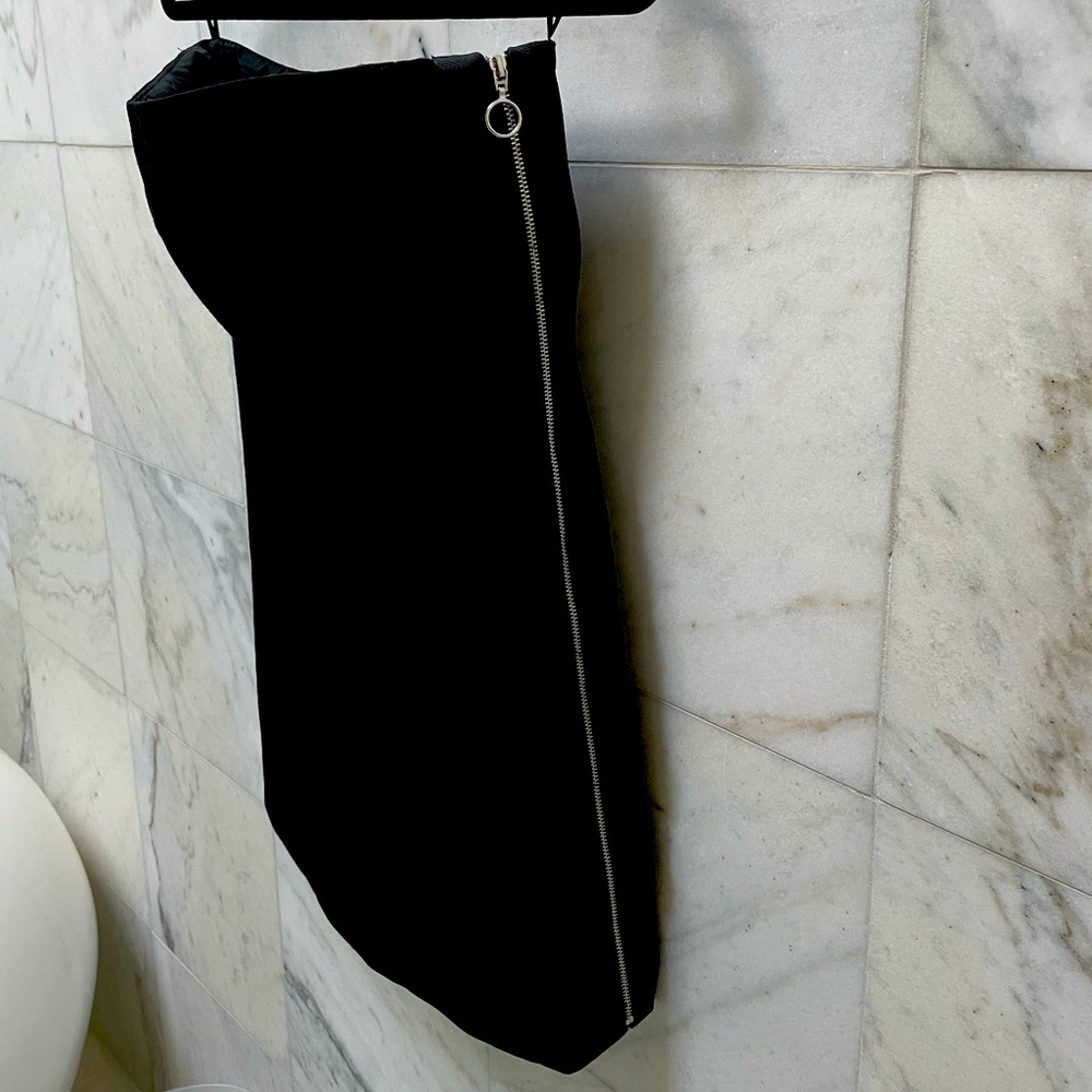 Topshop strapless mini dress